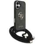 Coque Guess Hardcase 4G CBDY Big Logo avec cordon pour iPhone 17 - Black – Image 3