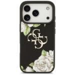 Coque Guess Hardcase 4G Grained Roses Big Logo pour iPhone 17 Pro - Black – Image 2