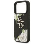 Coque Guess Hardcase 4G Grained Roses Big Logo pour iPhone 17 Pro Max - Black – Image 5