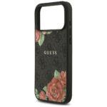 Coque Guess Hardcase 4G Flower Print MagSafe pour iPhone 17 Pro Max - Black – Image 5
