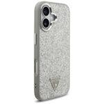 Coque Guess Glitter Triangle Logo MagSafe pour iPhone 17 - Silver – Image 3