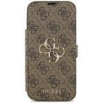 Étui portefeuille à rabat Guess Book 4G Metal Logo pour iPhone 17 Pro - Brown – Image 6