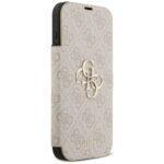 Étui portefeuille à rabat Guess Book 4G Metal Logo pour iPhone 17 Pro Max - Pink – Image 6