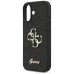 Coque Guess Fixed Glitter Big 4G pour iPhone 17 - Black – Image 5