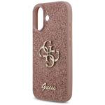 Coque Guess Fixed Glitter Big 4G pour iPhone 17 - Pink – Image 5