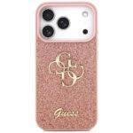Coque Guess Fixed Glitter Big 4G pour iPhone 17 Pro - Pink – Image 2