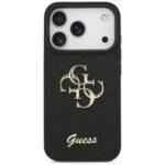 Coque Guess Fixed Glitter Big 4G pour iPhone 17 Pro Max - Black – Image 2