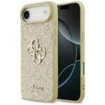 Coque Guess Fixed Glitter Big 4G pour iPhone Air - Gold