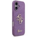 Coque Guess Fixed Glitter Big 4G pour iPhone 17 - Lilac – Image 4