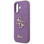 Coque Guess Fixed Glitter Big 4G pour iPhone 17 - Lilac – Image 5