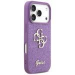 Coque Guess Fixed Glitter Big 4G pour iPhone 17 Pro Max - Lilac – Image 4