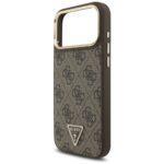Coque Guess Hardcase 4G Triangle Logo MagSafe pour iPhone 17 Pro Max - Brown – Image 5