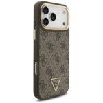 Coque Guess Hardcase 4G Triangle Logo MagSafe pour iPhone 17 Pro Max - Brown – Image 3