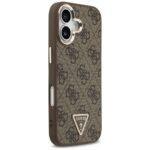 Coque Guess Hardcase 4G Triangle Logo MagSafe pour iPhone 17 - Brown – Image 3