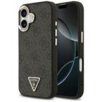 Coque Guess Hardcase 4G Triangle Logo MagSafe pour iPhone 17 - Black