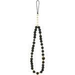 Coque Guess Hardcase 4G Classic Logo avec dragonne de perles pour iPhone 17 - Black – Image 2