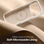 Coque Torras QPRO Silicone Series pour iPhone 17 Pro - White – Image 5