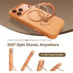 Coque Torras QPRO Silicone Series pour iPhone 17 Pro - Orange – Image 4