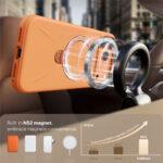 Coque Torras QPRO Silicone Series pour iPhone 17 Pro - Orange – Image 5