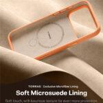 Coque Torras QPRO Silicone Series pour iPhone 17 Pro - Orange – Image 3