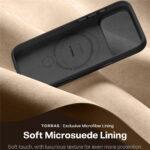 Coque Torras QPRO Silicone Series pour iPhone 17 Pro - Black – Image 3