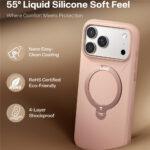 Coque Torras QPRO Silicone Series pour iPhone 17 Pro - Pink – Image 6
