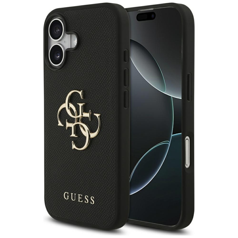 2572279 Coque Guess Hardcase 4G Grained Big Logo pour iPhone 17 - Black – Image 1