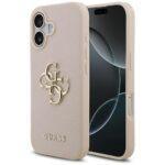 Coque Guess Hardcase 4G Grained Big Logo pour iPhone 17 - Pink