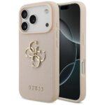 Coque Guess Hardcase 4G Grained Big Logo pour iPhone 17 Pro - Pink