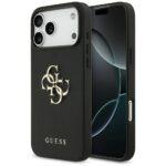 Coque Guess Hardcase 4G Grained Big Logo pour iPhone 17 Pro Max - Black