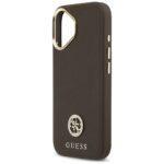 Coque Guess Grained Strass Logo MagSafe pour iPhone 17 - Brown – Image 5