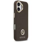 Coque Guess Grained Strass Logo MagSafe pour iPhone 17 - Brown – Image 3