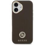 Coque Guess Grained Strass Logo MagSafe pour iPhone 17 - Brown – Image 2