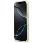 Coque Guess Grained Strass Logo MagSafe pour iPhone 17 - Beige – Image 4