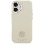 Coque Guess Grained Strass Logo MagSafe pour iPhone 17 - Beige – Image 2