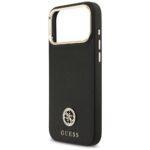 Coque Guess Grained Strass Logo MagSafe pour iPhone 17 Pro Max - Black – Image 5