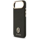 Coque Guess Grained Strass Logo MagSafe pour iPhone Air - Black – Image 5