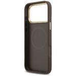Coque Guess Grained Strass Logo MagSafe pour iPhone 17 Pro Max - Brown – Image 6