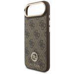 Coque Guess 4G Strass Logo MagSafe pour iPhone Air - Brown – Image 4