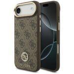 Coque Guess 4G Strass Logo MagSafe pour iPhone Air - Brown
