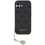 Coque Guess Hardcase 4G Charm Cradle MagSafe pour iPhone 17 - Black
