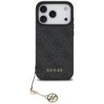Coque Guess Hardcase 4G Charm Cradle MagSafe pour iPhone 17 Pro - Black