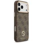 Coque Guess Hardcase 4G Strass Logo MagSafe pour iPhone 17 Pro Max - Brown – Image 2