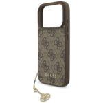Coque Guess Hardcase 4G Charm Cradle MagSafe pour iPhone 17 Pro Max - Brown – Image 5