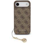 Coque Guess Hardcase 4G Charm Cradle MagSafe pour iPhone Air - Brown