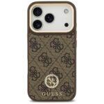 Coque Guess Hardcase 4G Strass Logo MagSafe pour iPhone 17 Pro - Brown – Image 2