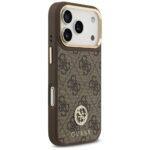 Coque Guess Hardcase 4G Strass Logo MagSafe pour iPhone 17 Pro - Brown – Image 5
