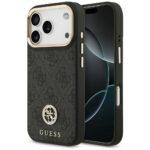 Coque Guess Hardcase 4G Strass Logo MagSafe pour iPhone 17 Pro - Black