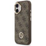 Coque Guess Hardcase 4G Strass Logo MagSafe pour iPhone 17 - Brown – Image 3