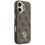 Coque Guess Hardcase 4G Strass Logo MagSafe pour iPhone 17 - Brown – Image 4